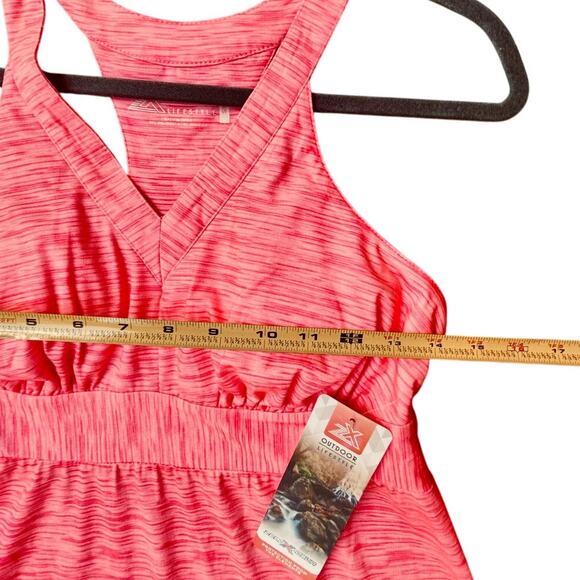 ZX Outdoor Lifestyle Active Dress, Racer Back With Padded Bra, Coral Size S, NWT - Picture 5 of 14